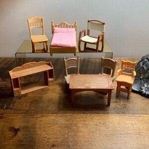 Sylvanian Families Calico Critters furniture 9 pieces